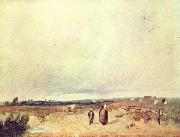 Richard Parkes Bonington Normandy oil on canvas